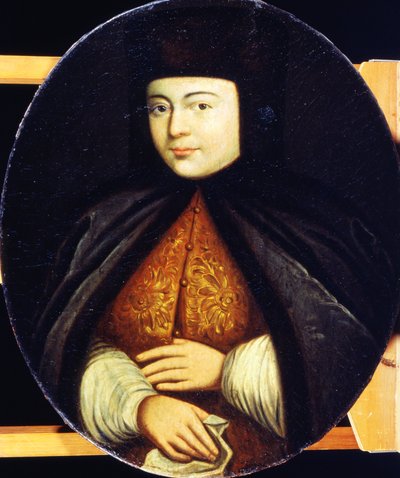 Portrait of Natalia Kirillovna Naryshkina (1651-94) by Russian School